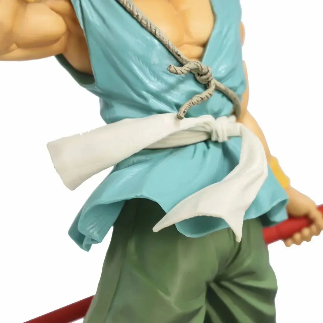 Figurka Anime Dragon Ball Son Goku Akcja Bandai Złota Obręcz Pręt Dekoracja Model na 10 Rocznik Ornament Kolekcja Lalek 28cm