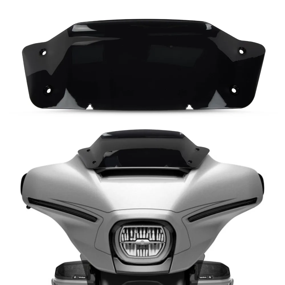

Motorcycle Wave Windshield Windscreen Wind Splitter For Harley CVO Street Glide FLHXSE Street Glide FLHX 2023 2024