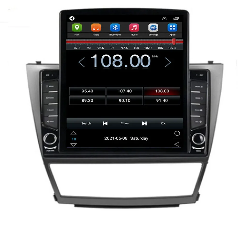 9.7 "نمط عمودي 5G Carplay أندرويد 14 راديو السيارة الوسائط المتعددة مشغل فيديو لتويوتا كامري 7 XV 40 50 2006-2011 الملاحة لتحديد المواقع #3