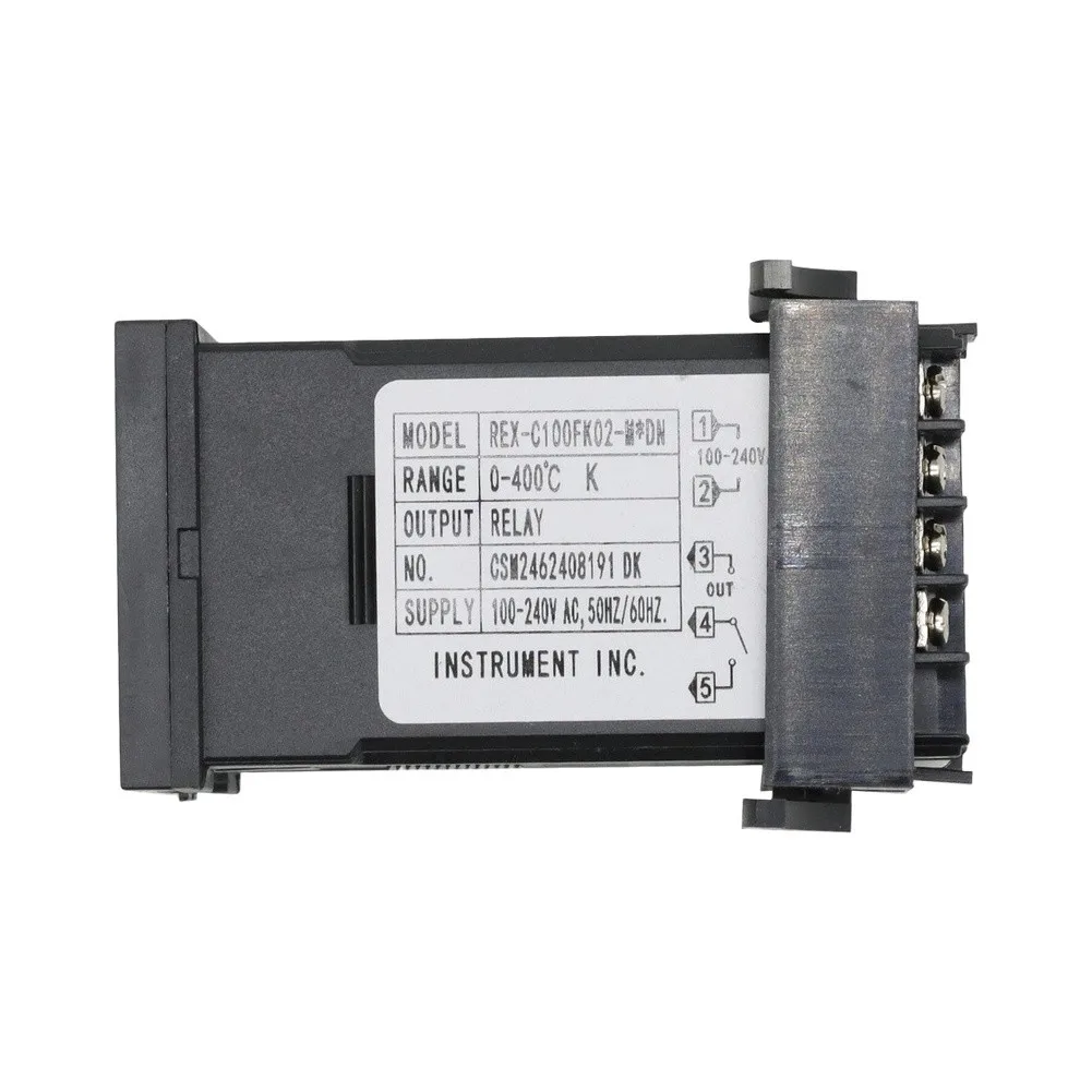 Industrial PID Thermostat with Relay Output 250V AC 3A for Temperature Monitoring in Manufacturing and for lab Equipment