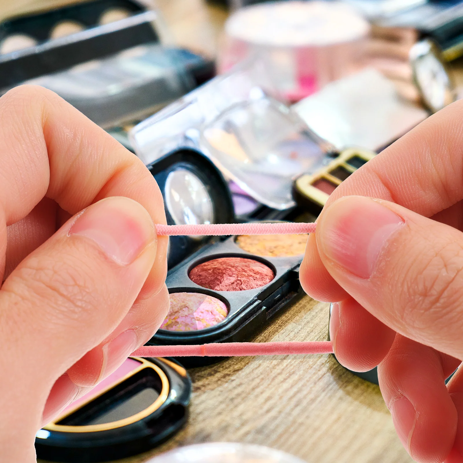 

100 шт. резинки для волос для малышей, резинки для детей, резинки для хвоста, резинки для девочек, розовые детские