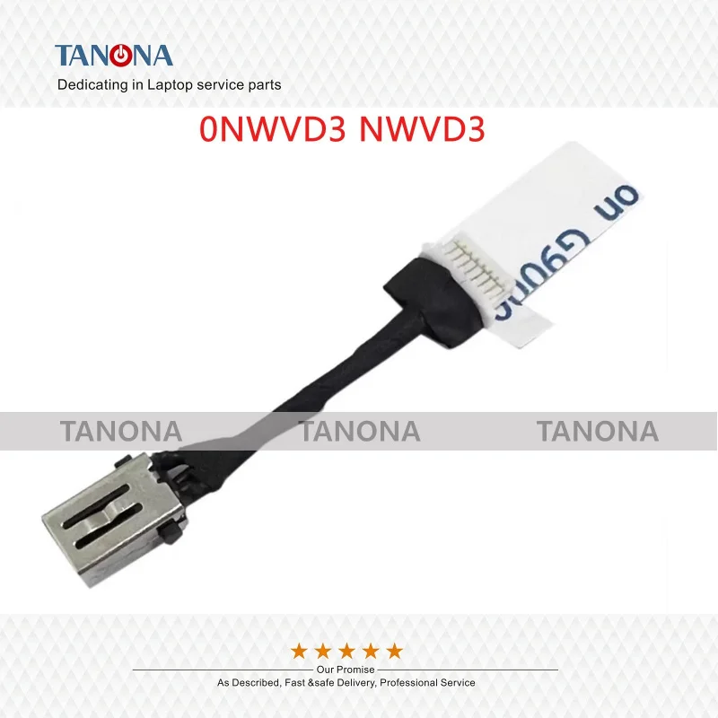 10pcs New 0NWVD3 NWVD3 For Dell Latitude 3330 2-in-1 DC IN Power Jack Cable Line