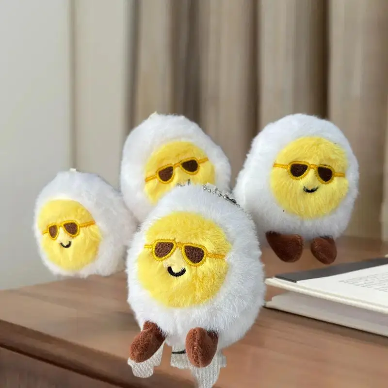 ميلاد سعيد ظلال البيض محشوة أفخم المفاتيح مضحك عروسة كارتون حقيبة قلادة الملحقات حقيبة مدرسية سحر الهدايا #1