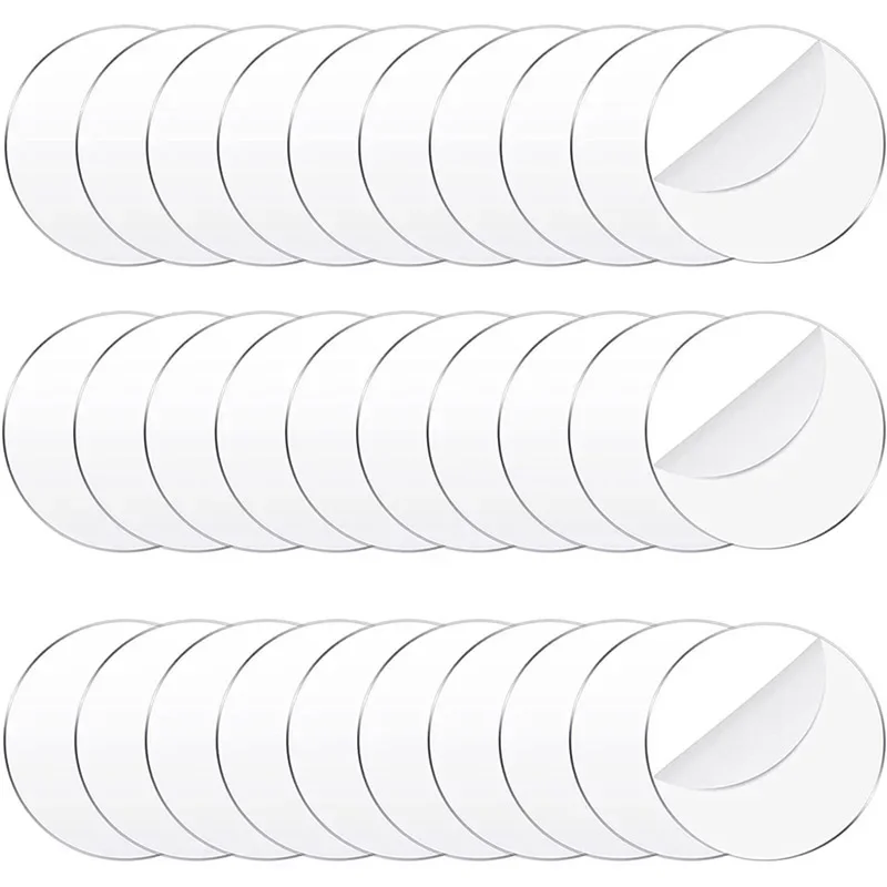 1Pc Thick 2-20mm High Transparent Acrylic Disc Dia 50-300mm PMMA Plexiglass Circular Gasket Plastic Wafer DIY Display Project