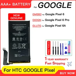 100% genuine Brand New GMSB3 G63QN GLU7G Replacement Battery For Google Pixel 6 6 pro 6A Rechargeabel Batteries Batteria+Tools