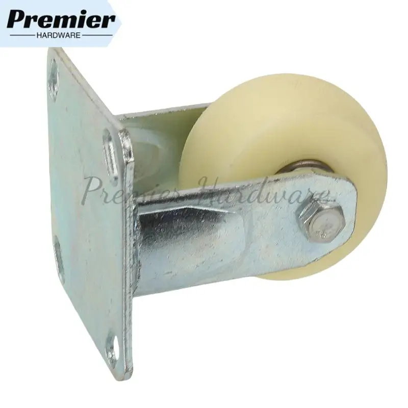 

Basic 4-Inch Nylon Fixed Wheel: Strong Load Capacity Perfect for Sideboard Not Easy to Deform Pet Cage and Cart Applications