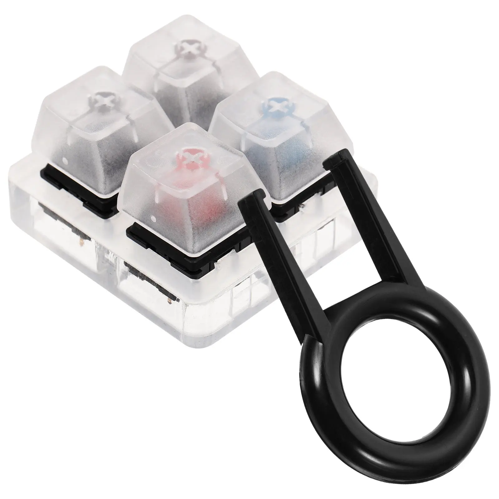 1pc Mechanical Keyboard Shaft Tester Portable Keycap Testing Tool With Acrylic Base Keyboard Accessory For Inspection