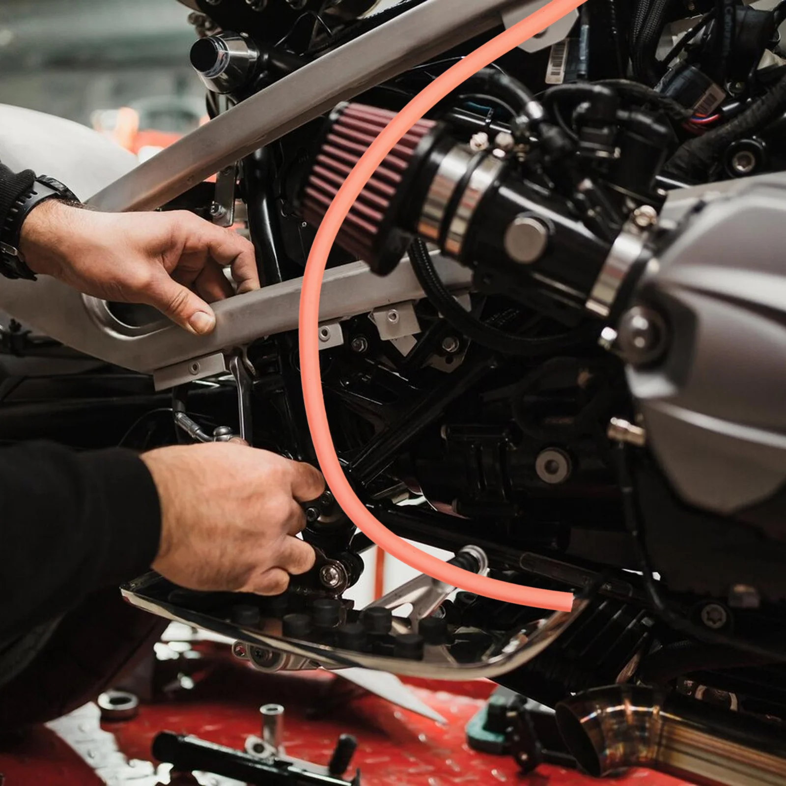 

Universal Silicone Fuel Line Hose High Temperature Resist for Motorcycle Car Oil Gas Fuel Line Fitting