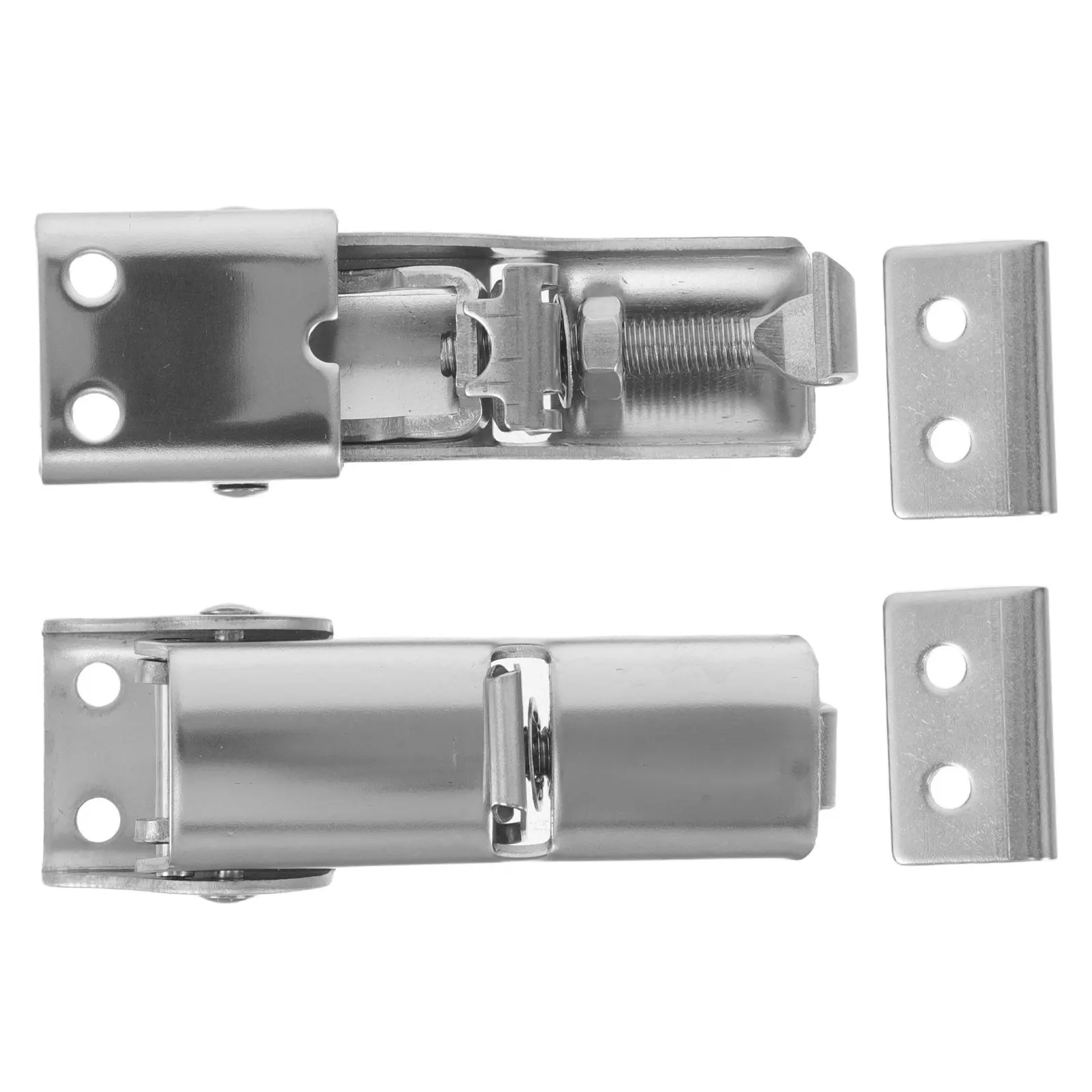 Heavy duty toggle latch for industrial users to secure industrial equipment, stainless steel adjustable draw latch 2 pcs silver