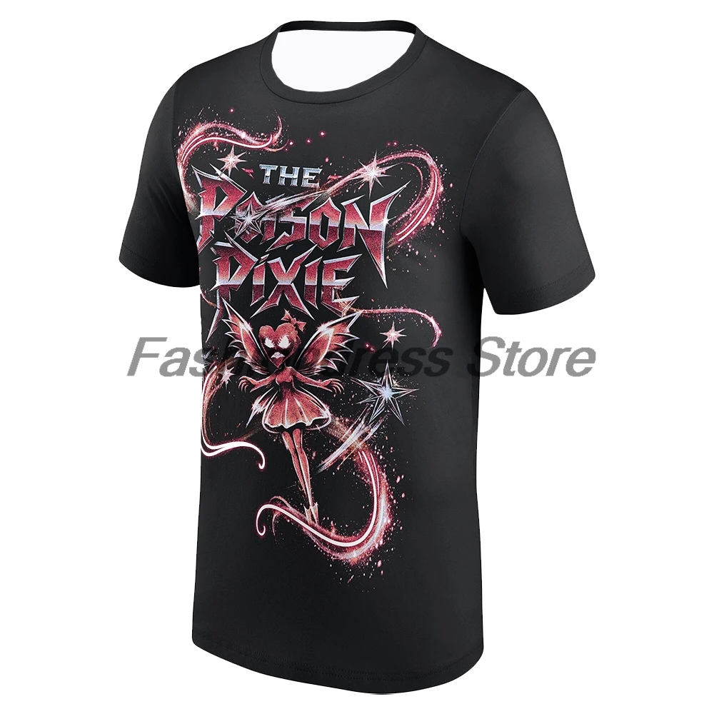 

Men's Black Candice LeRae The Pixie T-shirt Crewneck Short Sleeve Polyester Tee Women Outdoor Streetwear Tops