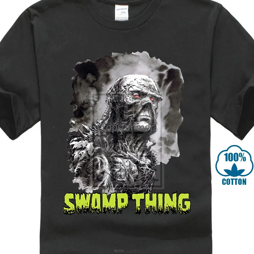 Swamp Thing V7 Louis Jourdan Ray Wise Poster T Shirt White Shirts for Men Graphic Tees