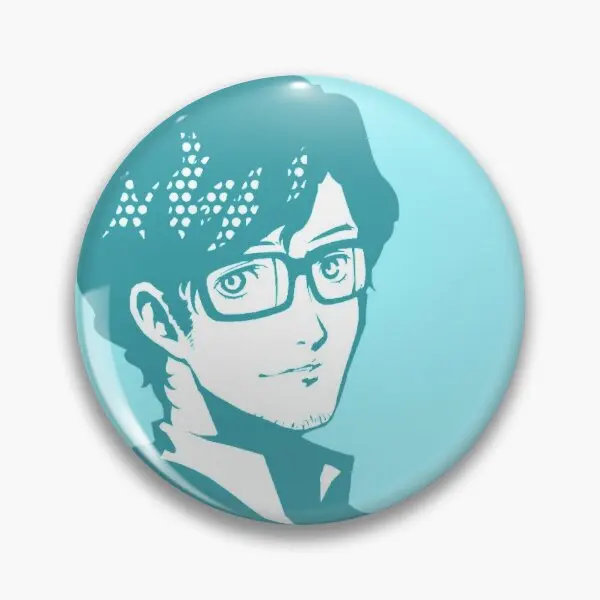 Teal Takuto Maruki Confidant Portrait  Soft Button Pin Lover Clothes Cartoon Lapel Pin Badge Hat Metal Decor Collar Funny