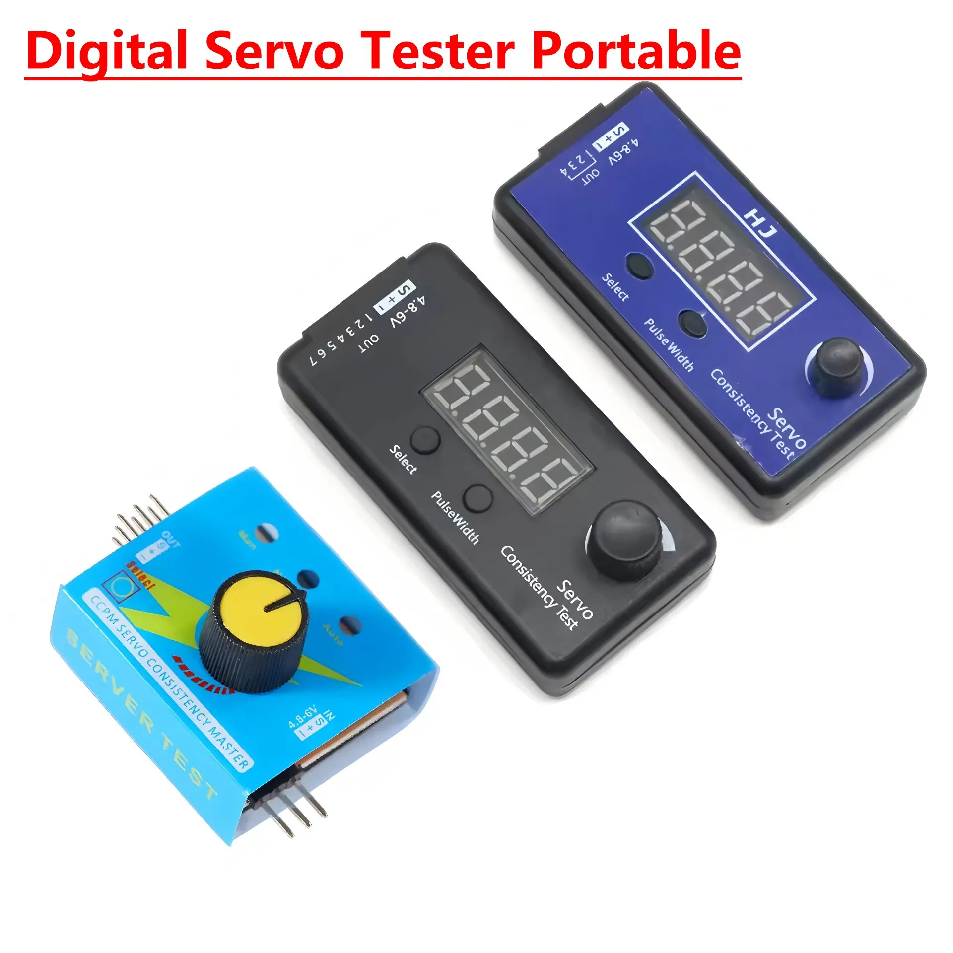 Testeur de servo numérique ESC, contrôleur de vitesse, outil de mesure du servomoteur pour hélicoptères, avions et voitures RC