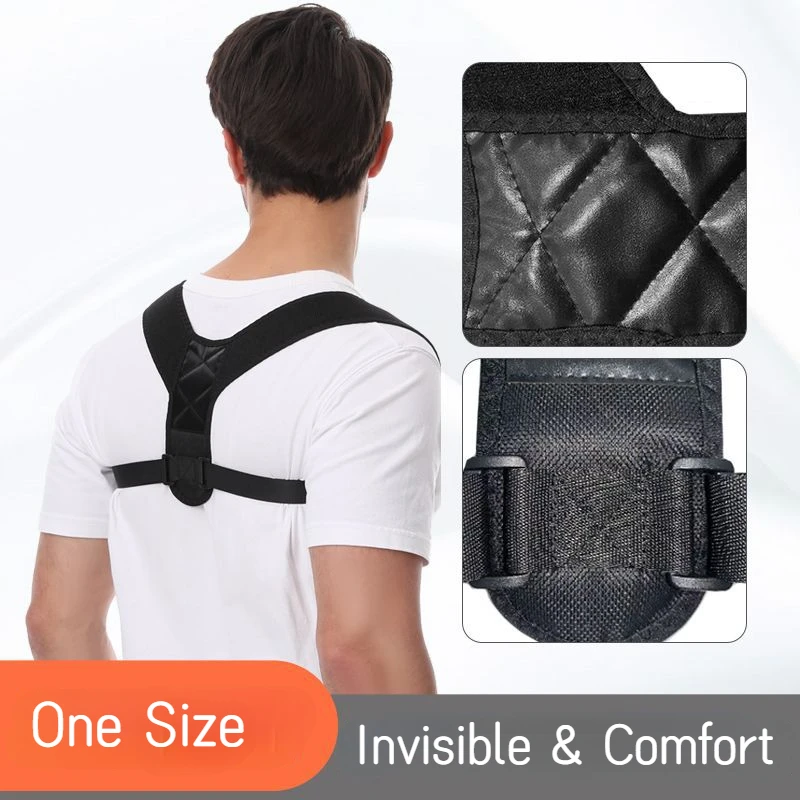 Women Men Back Posture Corrector Orthopedic Anti Camel Correction Belt Sitting Under Clothing Belt Adjustable for Children Kids