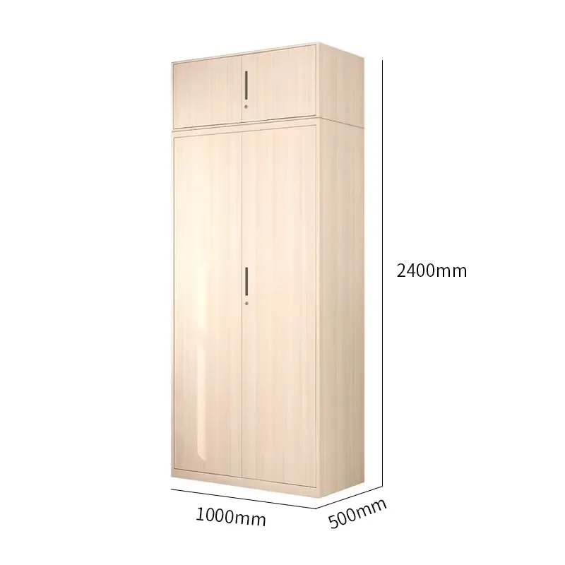 Cabinet Balcony Metal Locker Double Door Wardrobe Storage Wardrobe