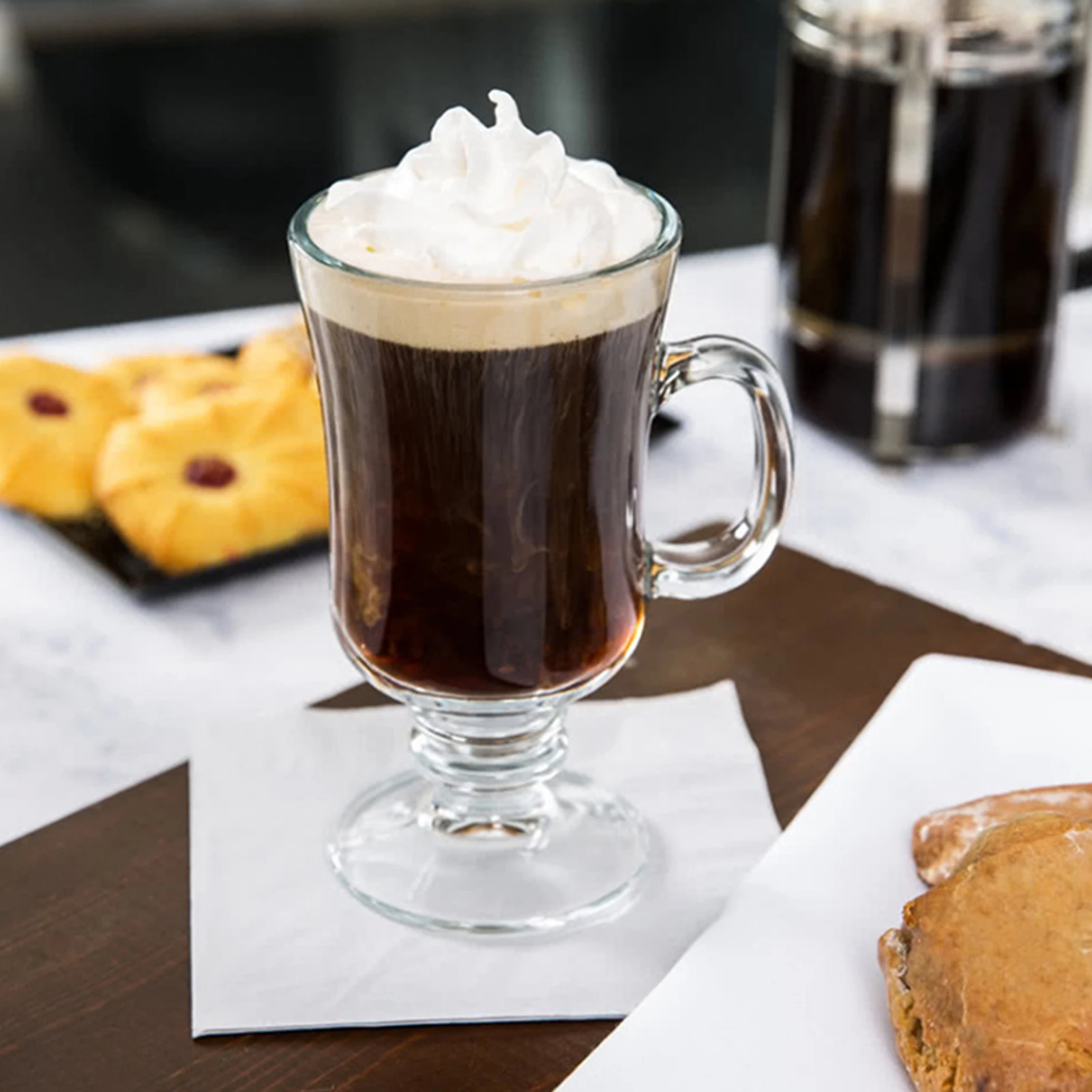 Coffee Glass Cups Home Bar Party Transparent Cocktail Beverages Cup Soda Milk Juice Drink Water Mugs Cup Drinkware Kitchen Tools