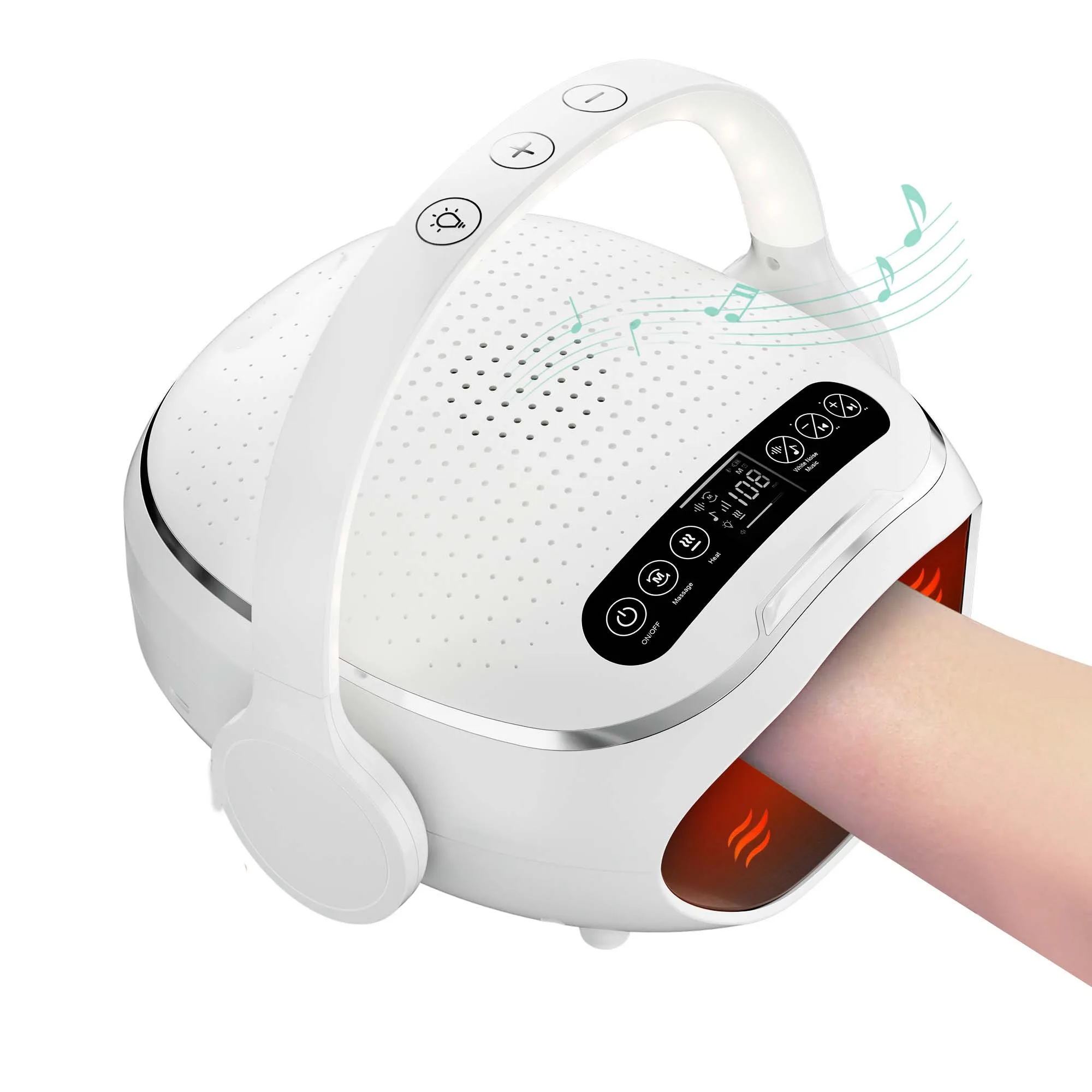 

Smart Library Hand Massager With Heat And Compression, Vibrating Hand Massager Machine, Hand Massager Tool, Wireless