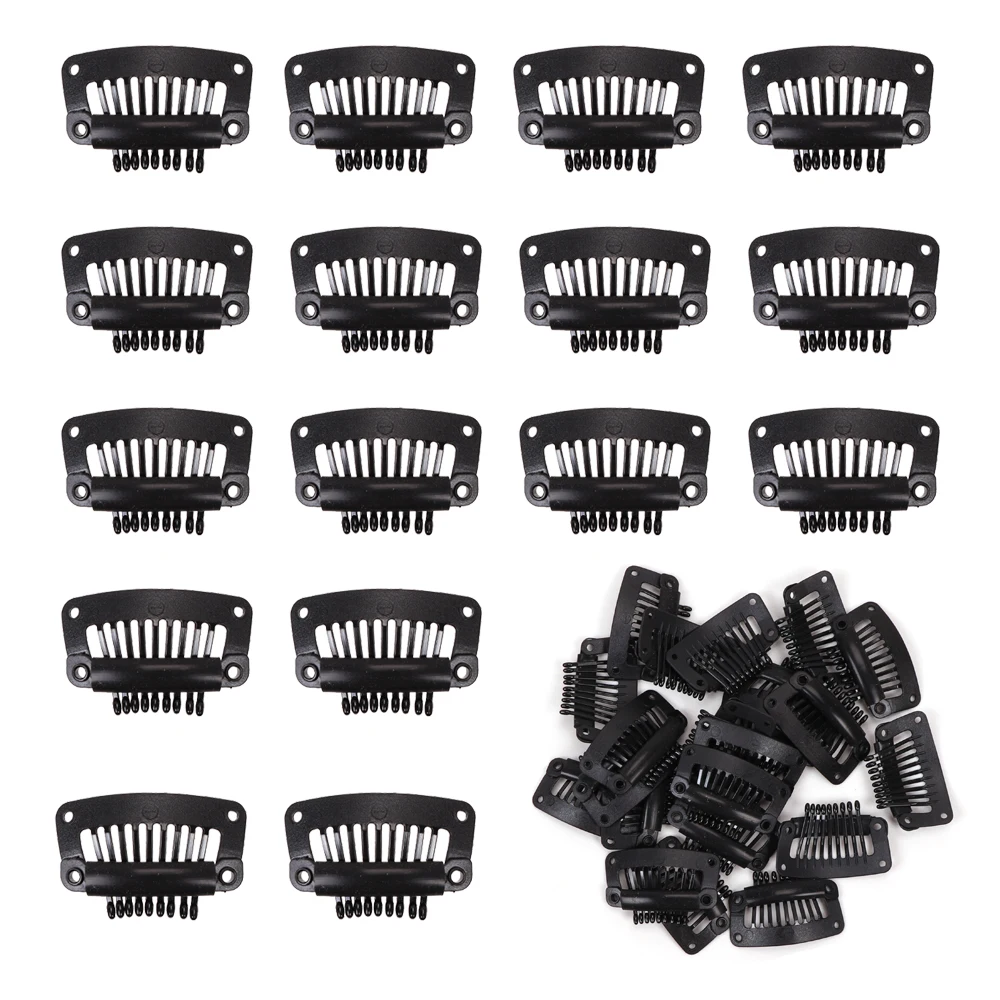 

Инструменты для наращивания волос Nunify, заколки для волос, 9 зубов, зажим для наращивания волос, пластиковые зажимы для парика, заколка для волос, заколка для шиньонов