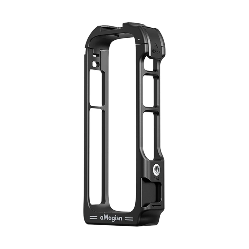 Amagisn For Insta360 X4 Protective Expansion Quick Release  Cage Cold Shoe Action Camera Case Frame Mount Accessories