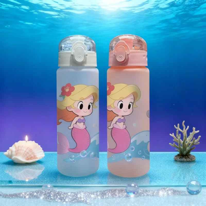 

3D Printed 780ML Water Bottle with the Mermaid Celestial Designs BPA Free Leak-Proof Matte Finish Carry Loop Perfect Bottle