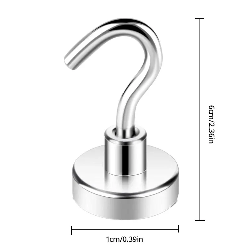 10Pcs Powerful Hook Wall-mounted Practical Load Bearing Hook Key Coat Cup Hanging Home Kitchen Storage Organization image 6