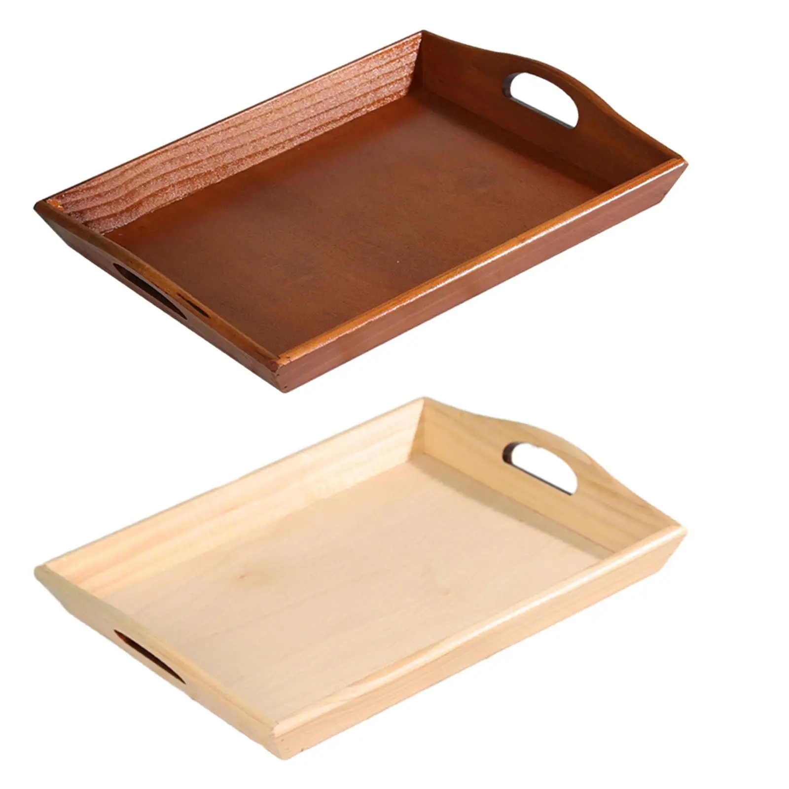 Rectangle Serving Tray Appetizer Organizer Fruit Plate Party Serving Platter for Dining Table Centerpiece Home Bathroom