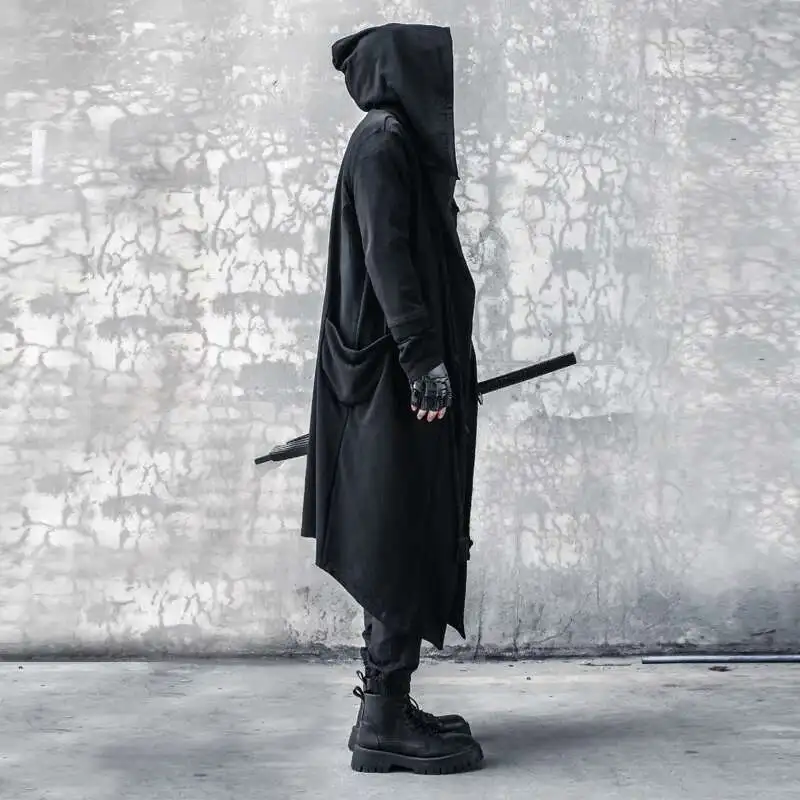 黒M【WACKOMARIA】HEAVY HOODED HKSH Men's Tide Spring Autumn Darkwear Warrior Large Size