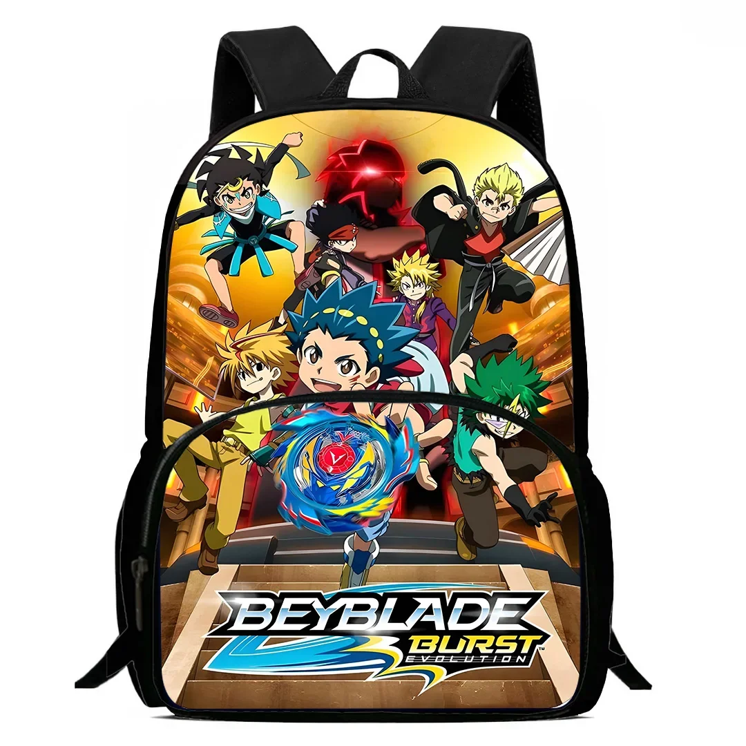 حقائب ظهر للأطفال من Anime Beyblades للأولاد والبنات هدية عيد ميلاد للطلاب حقائب مدرسية للأطفال بسعة كبيرة للتخييم حقيبة ظهر متينة