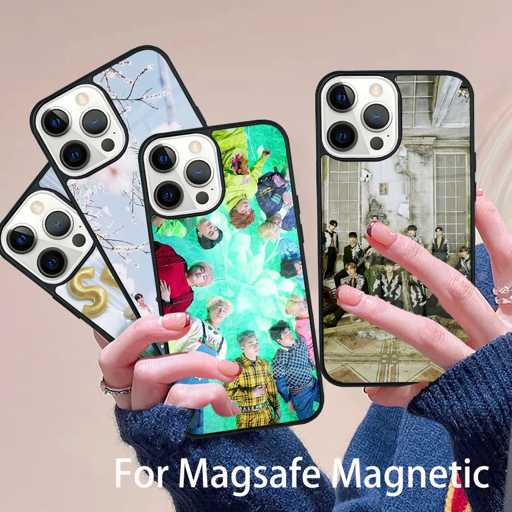 

SF9 Summer Breeze Phone Case Magesafe Magnetic Wireless Charge Cover For IPhone 16 11 12 13 14 15 Pro Max Plus Mini