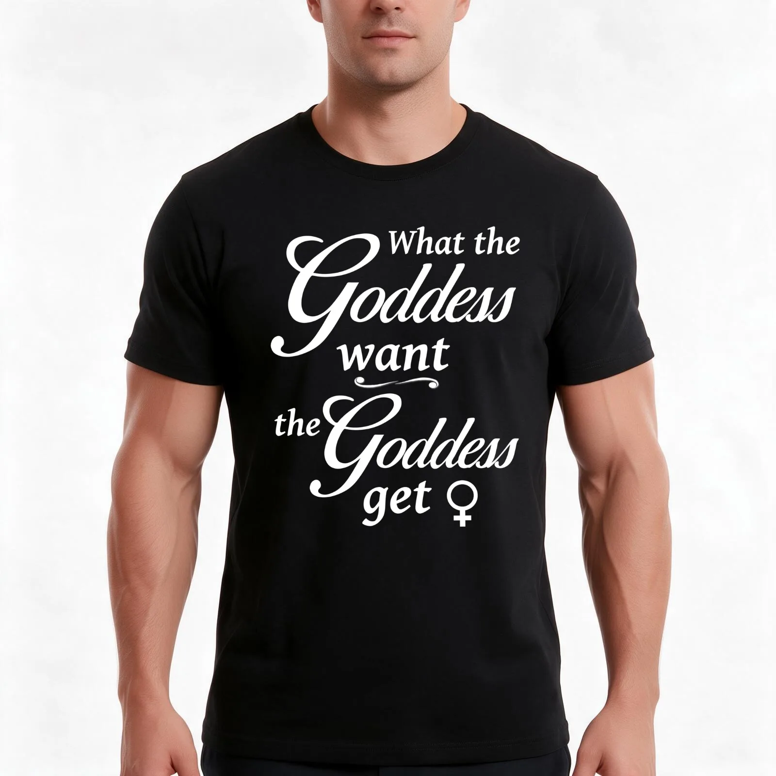 BDSM Goddess T-Shirt, Summer Casual Cotton Tee, Oversized Streetwear Tops, Vintage Graphic Print, Loose Fit Short Sleeve