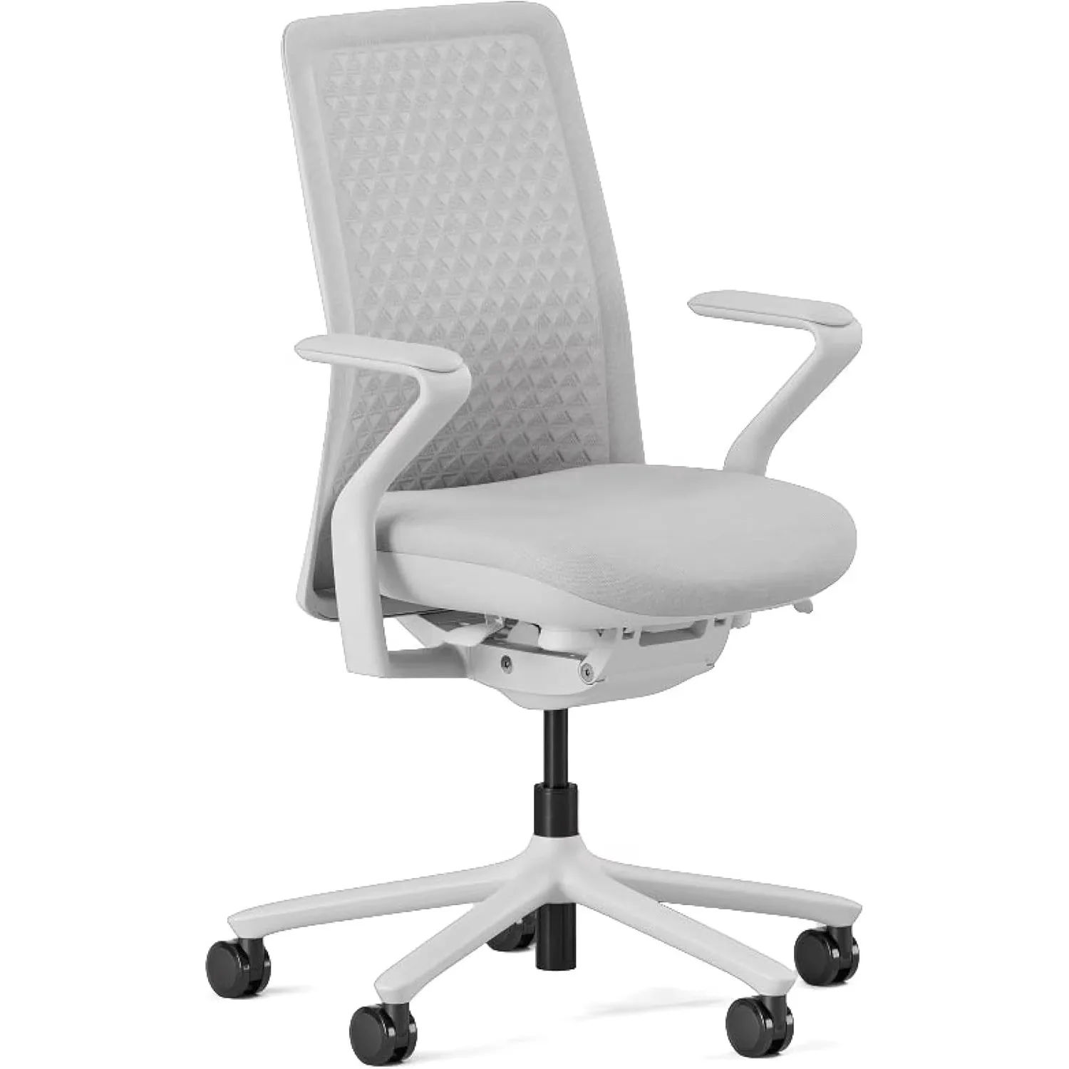 Verve Chair - High Performance Executive Office Chair w/ Contoured Seat Back & Adjustable Lumbar Rest - High Density Foam - Mist