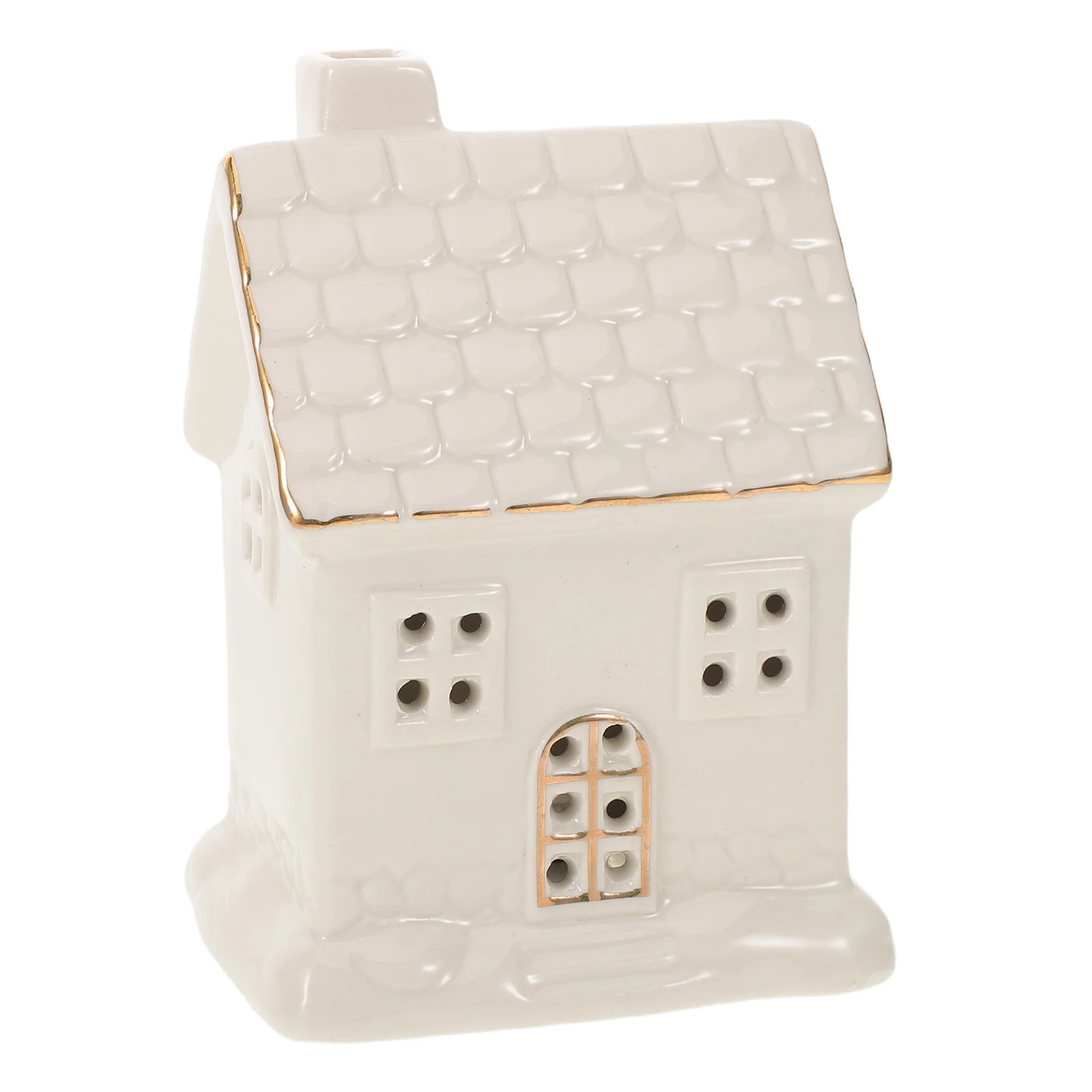 

Ceramic Lighted Xmas Decoration Christmas Village Indoor Farmhouse Holiday Statue Ceramic