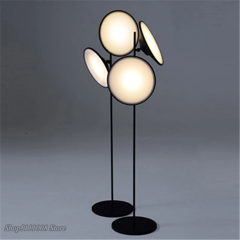 Imagem -05 - Modern Nordic Led Floor Lamp para Sala de Estar Stand Light Double Horn Radar Cabeceira Luminárias Designer Simples Decoração