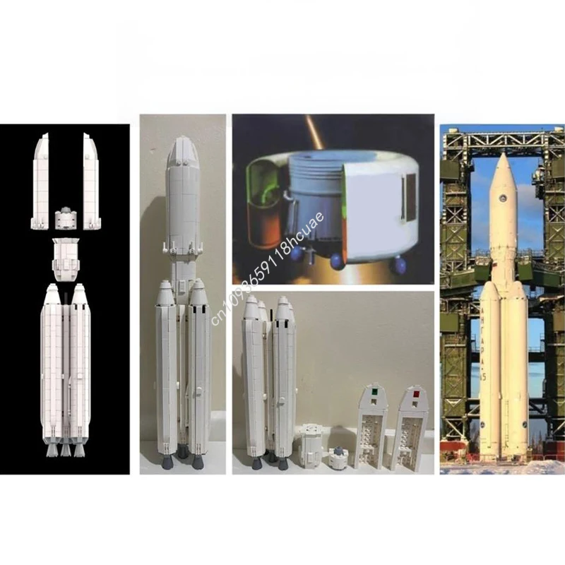

1252 шт. MOC DamoB's Angara A5 Briz-M космические строительные блоки Рождественский подарок DIY ремесленный проект идеально подходит для творческих семей