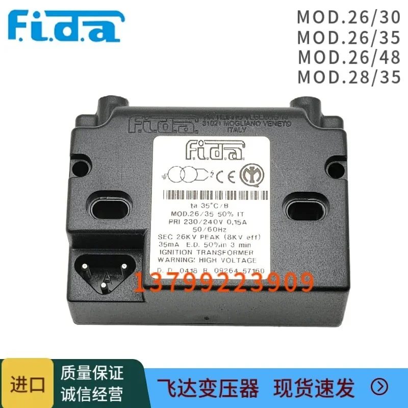 FIDA Zündtransformator MOD.28/35 26/48 26/35 26/30 Hochspannungspaket 26/40