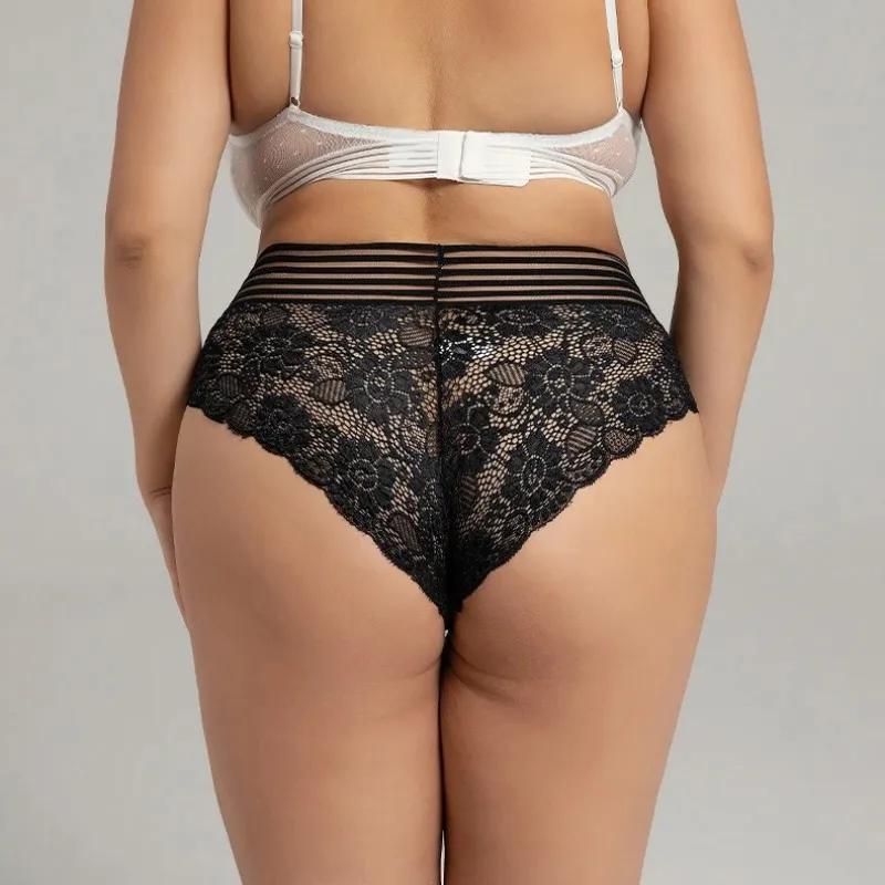 Sexy Lace Women\'s Underpants Solid Breathable Color Briefs Intimates Lingerie Panties Seamless Lingeries Woman Briefs Intimates