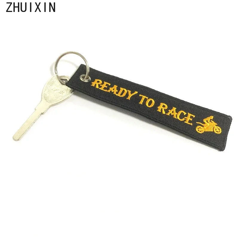 

Motorcycle Keychain Textile Key Ring Buckle Lanyard Tags Pendant For Braaap Auto Accessories