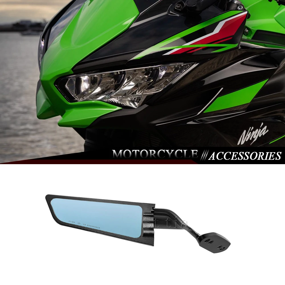 NINJA 650 NINJA 400 Neue Rückspiegel für Kawasaki Ninja650 NINJA 650 400 2018-2024 Ninja 400 Motorrad CNC-Rückspiegel