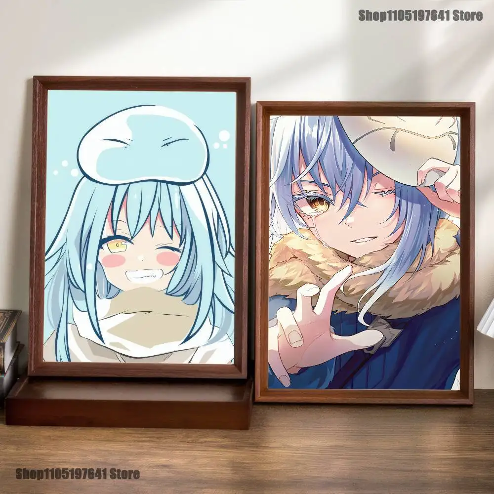 

T-Tensei Slime R-Rimuru Anime Poster Prints Wall Art Picture Painting Gift Living Room Restaurant Bar Large Dec Sticker