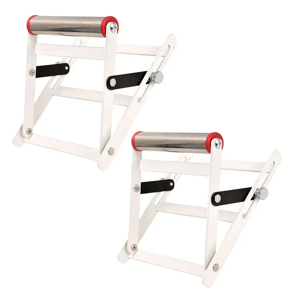 

2pcs Material Support Bracket For Cutting Machine Cutting Table Stand Workbench Lift Adjustable Roller Stand Power Tools Part