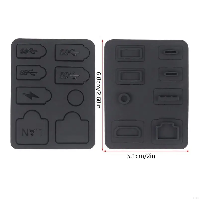 2025 Новая пылестная заглушка для 5 Antidust Cover Accessories Accessories Dust Pruge Black