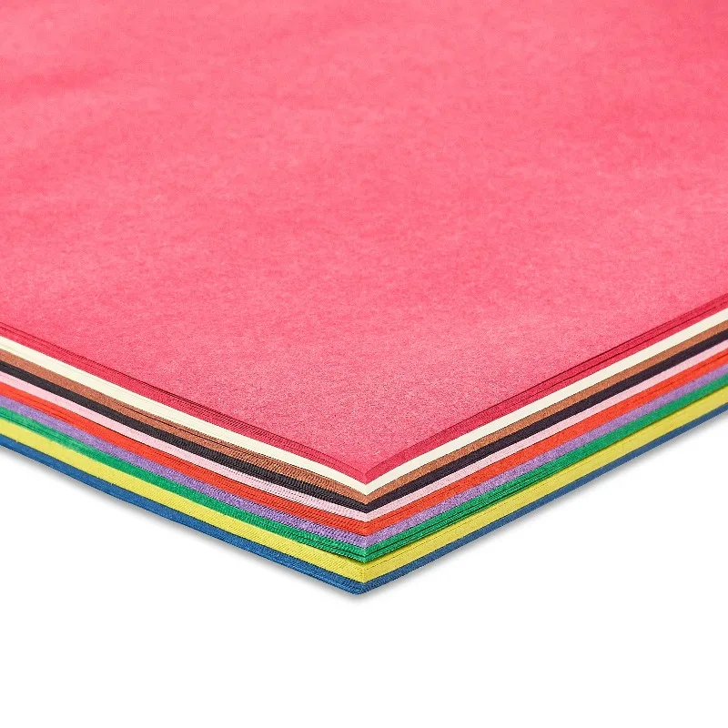 Heavyweight Construction Paper, Assorted Colors, 9 in x 12 in, 120 Sheets