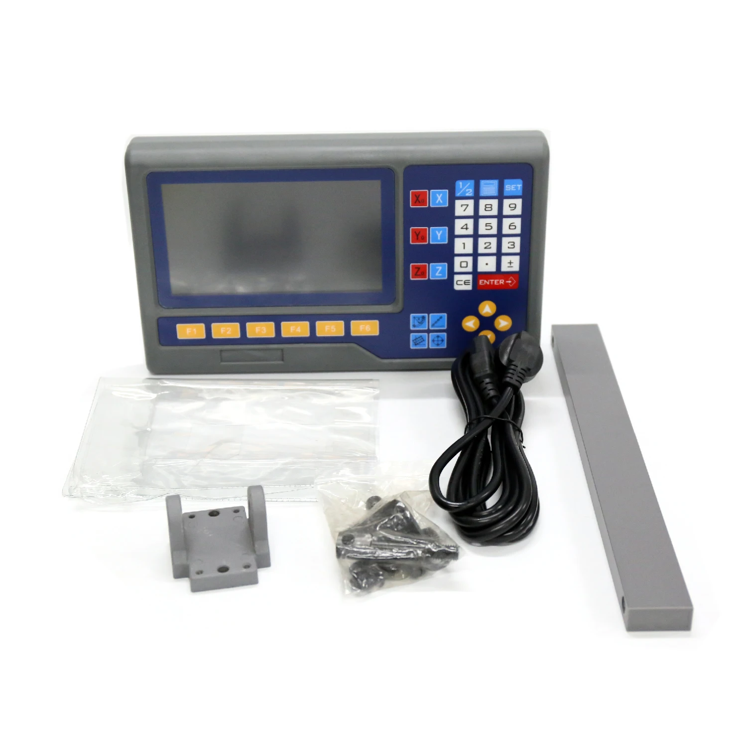 Fivetecnc جديد LCD 3 محور القراءة الرقمية DRO عدة و 3 قطع KA300 عالية الدقة حاكم مقياس خطي التشفير البصري