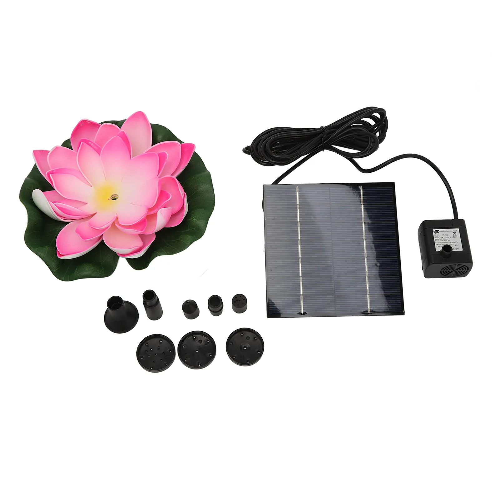 

1.4W Floating Solar Bird Bath Fountain for Pond, Garden & Aquarium – Lotus Design