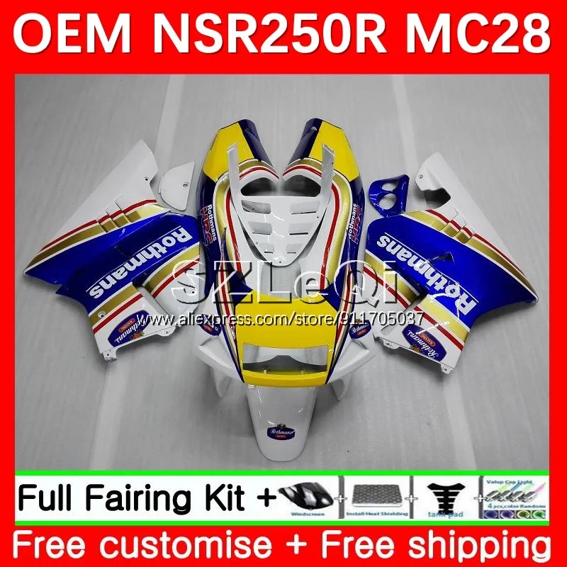 Blue White Injection For HONDA NSR250R NSR 250 250R 25No.0 NSR250 R 94 95 96 97 99 MC28 1994 1995 1996 1997 1998 1999 Fairing