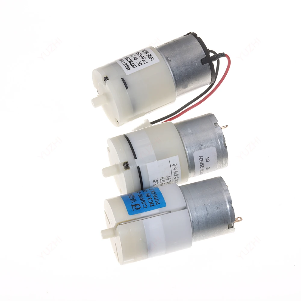 DC 3V-24V Large Air Volume Pump Mini 310 320 Motor Carbon Brush Diaphragm Pump Negative Pressure Vacuum Pump