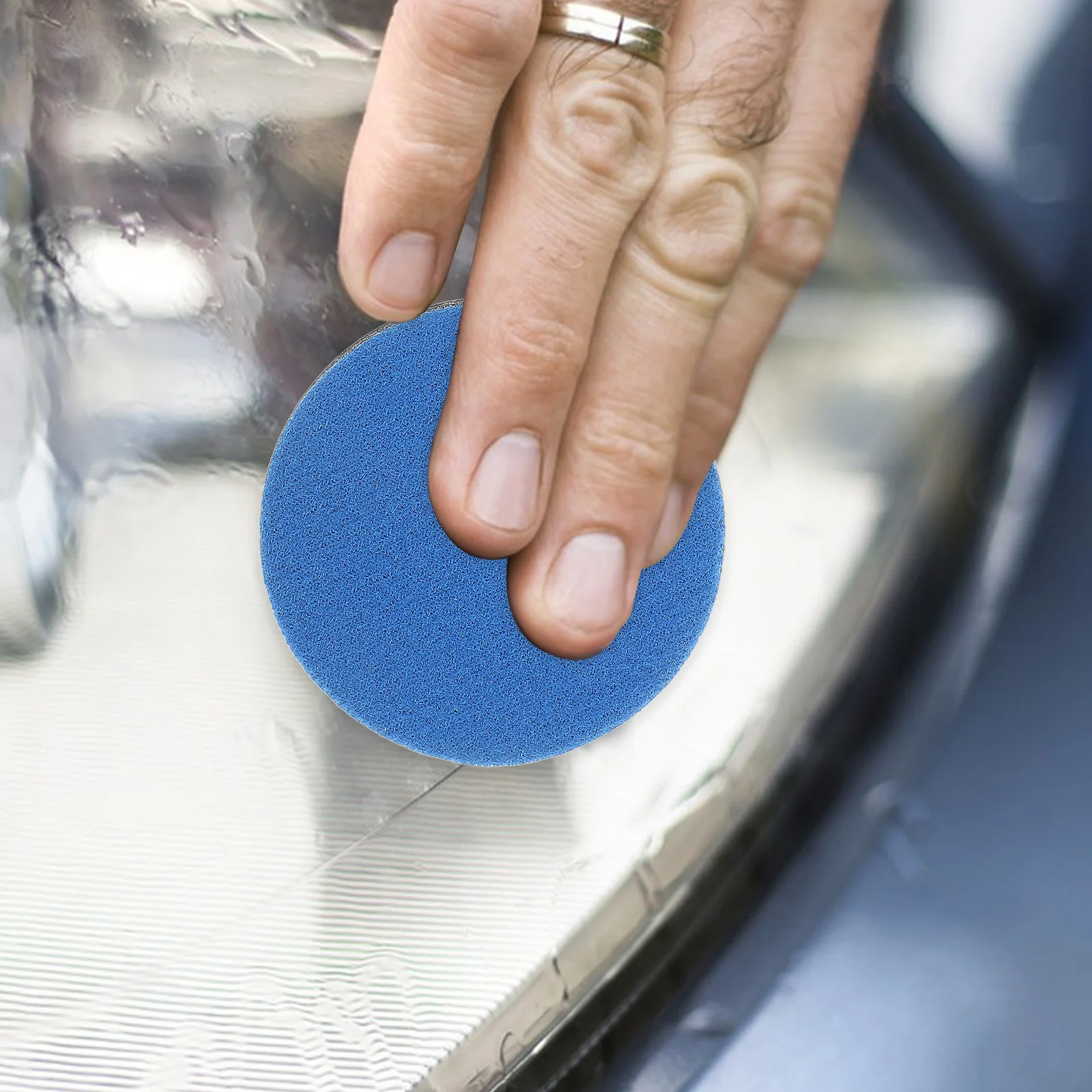 Tampons de réparation des rayures de verre de voiture, Kit de polissage, dissolvant de rayures de pare-brise automobile, disques de polissage, restauration du verre automobile, 5 pièces