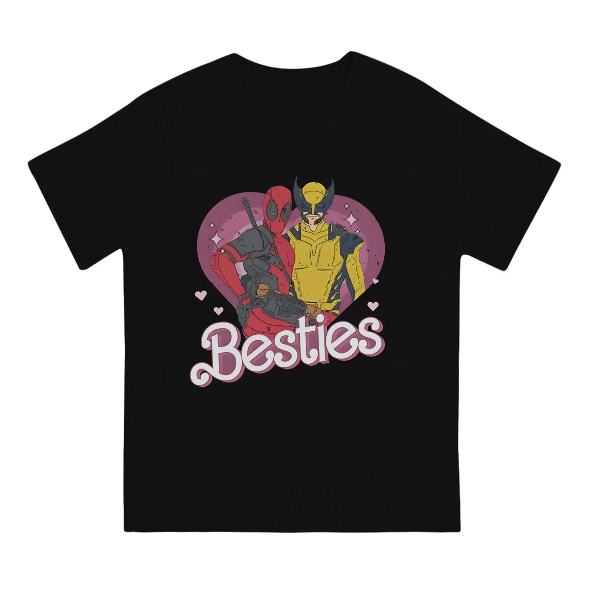 Marvel X-man Deadpool & Wolverine Man TShirt Brothers Besties Individuality T Shirt Harajuku Streetwear Hipster