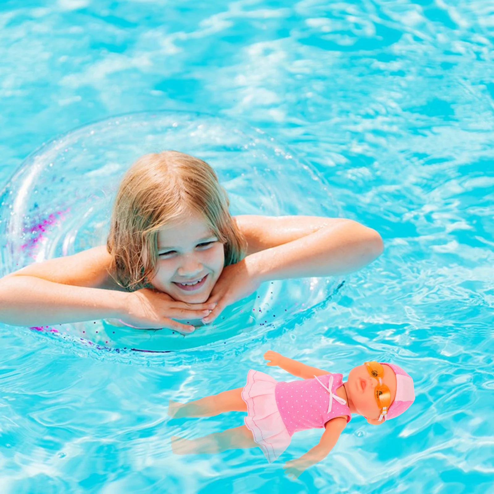 

Waterproof Swimming Electric Bath Toy Kids Swimming Baby Toddlers Pool Water Toy Baby Girl Boy Summer Fun