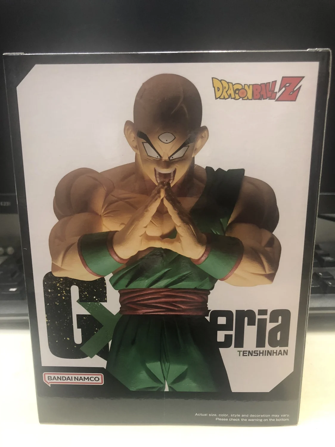 Original Banpresto Dragon Ball Z GxMateria Tien Shinhan 18Cm Genuine Anime Figure Pvc Mode Collectible Toys